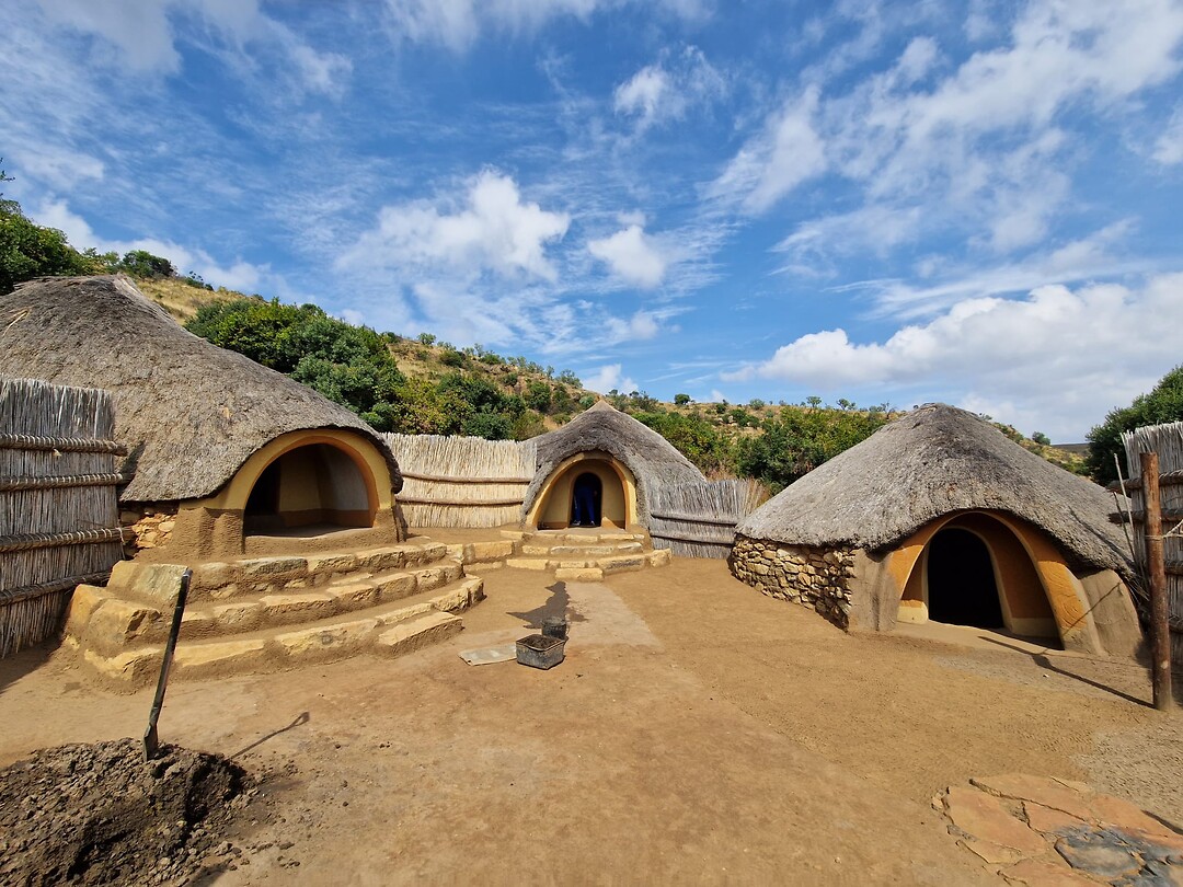De Basotho huisjes