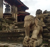 Tempel Bhaktapur. The rest is only phantasie
