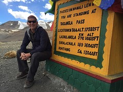 Hoogste top bereikt. Heel rustig lopen.