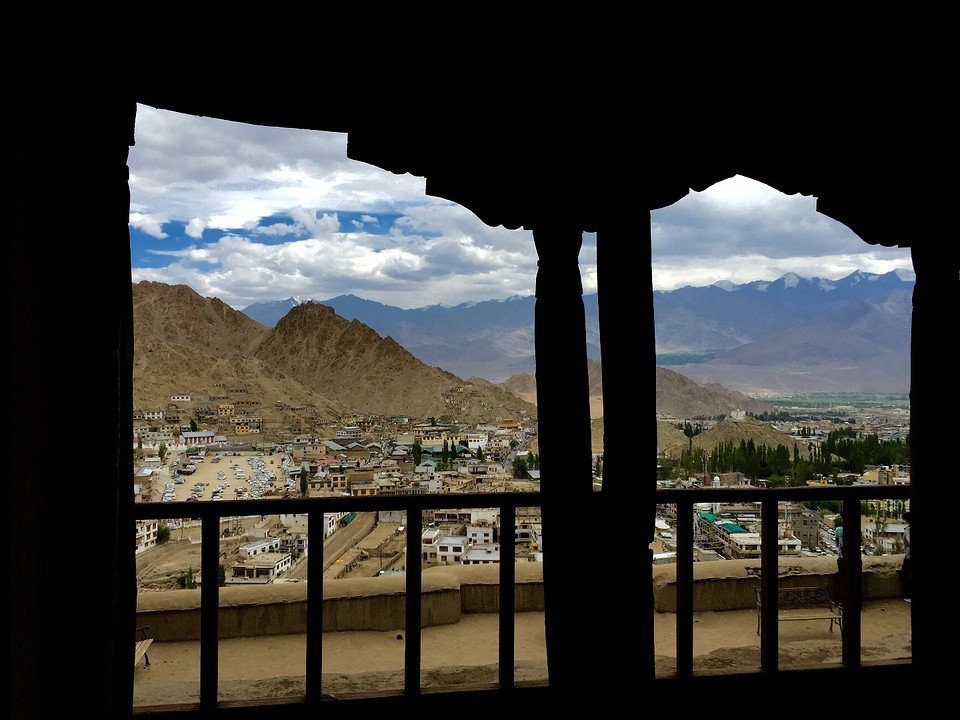 Leh vanaf het koninklijk paleis