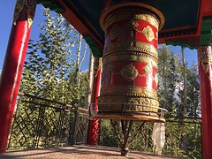 Gebedsrol in Leh. De wijk Sangar
