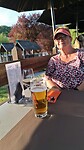 Op het terras bij de camping in reisdorf