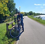 Fietsen langs de Donau