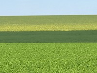 Kubistische landschapsimpressie.