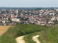 zicht op Auxerre