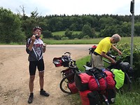 Nog een Santosfietser op weg naar ...