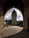 Historische torenbrug over Lot in Cahors