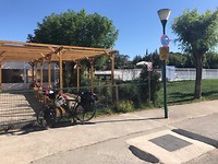 Camping Estella bij vertrek