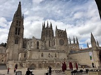 De kathedraal in Burgos