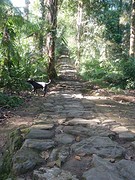 hoofdtrap in de 'ciudad perdida'