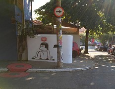 street art broken heart
