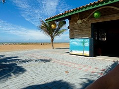 the beach