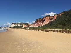red beach tussen Arraial d'Ayuda en Trancoso