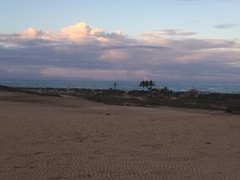 dunas zonsondergang