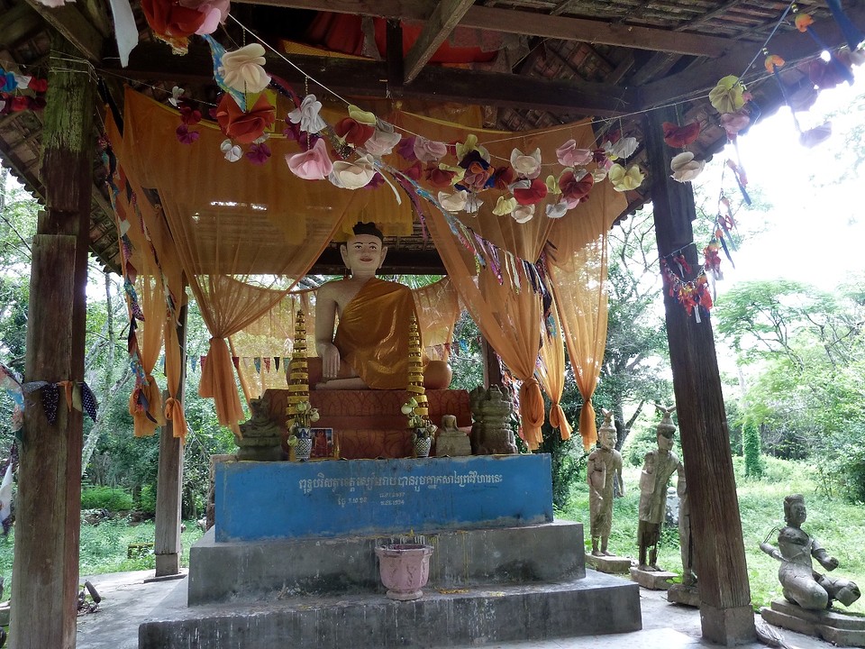 Groet zittende Buddha