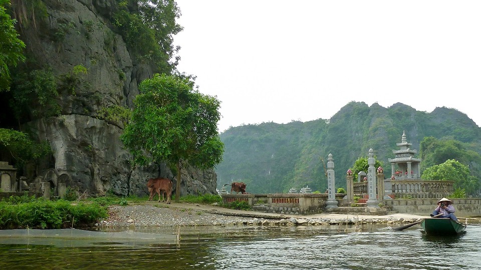 Begraafplaats Ngo Dong rivier