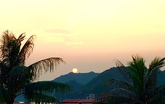 Zonsondergang Catba Island