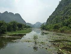 Rivier bij King Dinh tempel