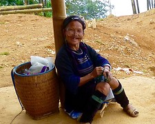 Hmong verkoopster