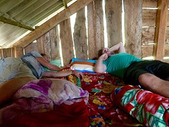 in bed bij Lala