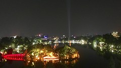 Het meervan Hanoi by night
