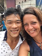 Weer op de foto met een Vietnamees