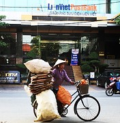 De postbank in Cao Bang