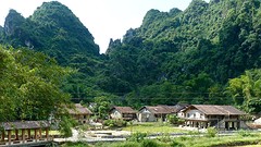 Dorpje onderweg naar Ban Gioc
