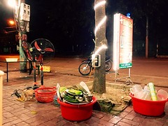 Einde van een avond streetfood