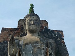 Wat Saphan Hin, close up