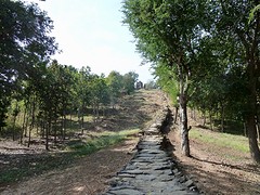 Het pad naar de Wat Saphan Hin