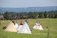 Tipi's voor Devils Tower