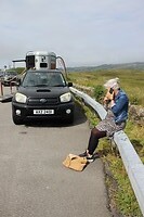 Koffiebarretje onderweg naar Dunfanaghy