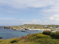 Uitzicht op de baai in Dunfanaghy