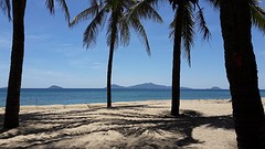 zicht richting "Cham Island"