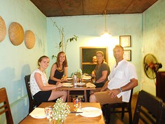 foto van ons vieren op de eerste etage van "Ny Eatery"