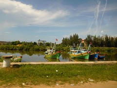 boten bij Mui Ne