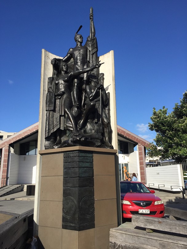 Kupe Statue Wellington Foto Kia Ora Aotearoa