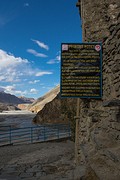 Grensovergang Upper Mustang