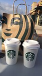Een starbucks gaat er altijd wel in