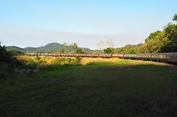 Grote bocht in het spoor