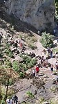 Shaki waterval van bovenaf