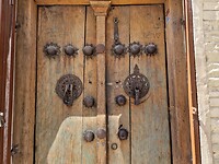 Isfahan: mannen en vrouwen deurklopper