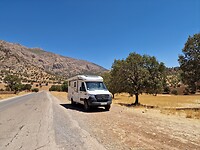 Stop in de Zagros mtns
