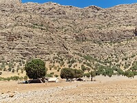 Zagros mtns: Bahktiari nomaden tentenkamp