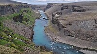 Sigöldugljúfur Canyon Z-richting