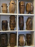 Durban-Phansi museum: Houten melkpotten