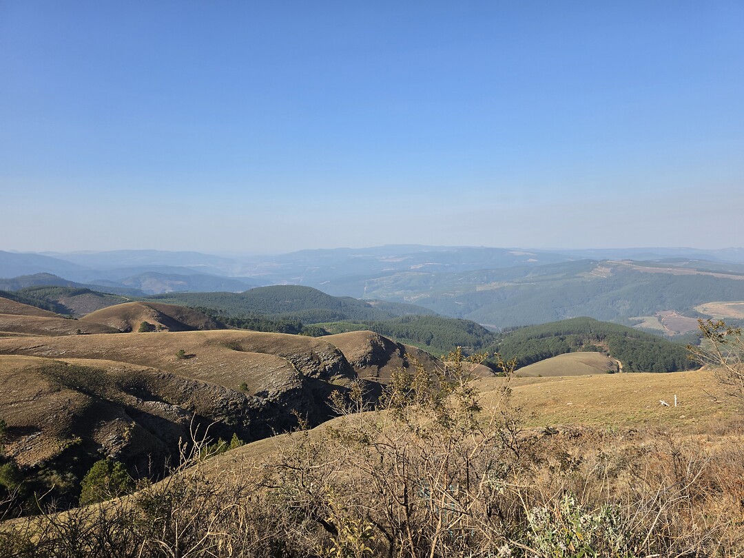 Uitzicht vanaf Long Tom Pass