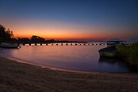 Zonsondergang Senga Bay
