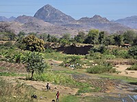 Landschap bij Kasinje